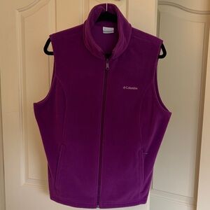 Columbia Rich Purple Fleece Vest